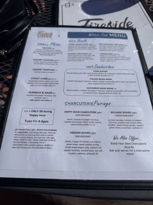 Menu photo 5 Fireside Lounge Bellaire, MI