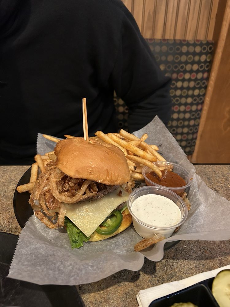 Food from Brickhouse Craft Burgers and Brews