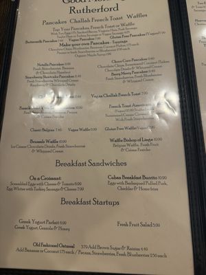 Menu photo 4 Rutherford Pancake House Rutherford, NJ