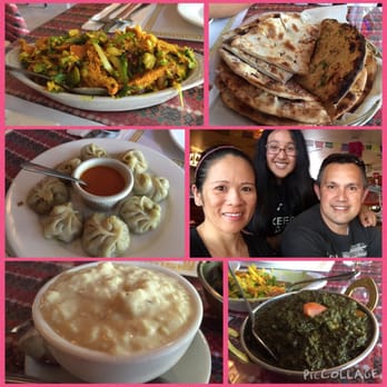 Himalayan Cuisine - Delicious chicken momo, saag paneer, basket of naan, kheer and chicken choilla. Tell them the spice level. - Indian Near Me - Concord, California