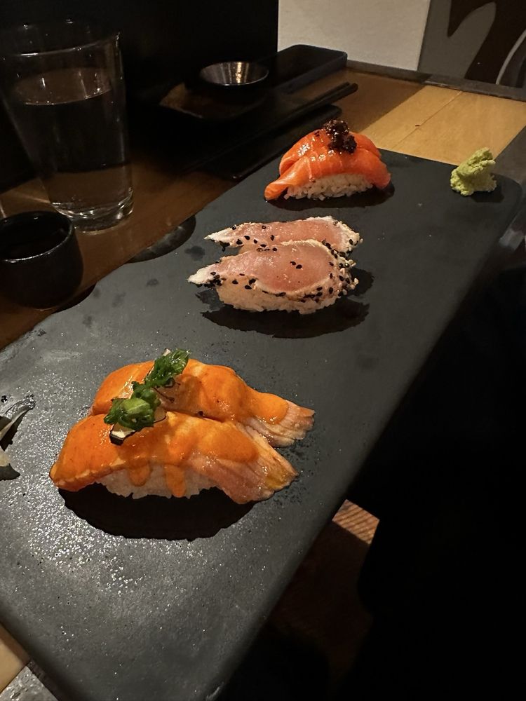 Food from Hooked Sushi