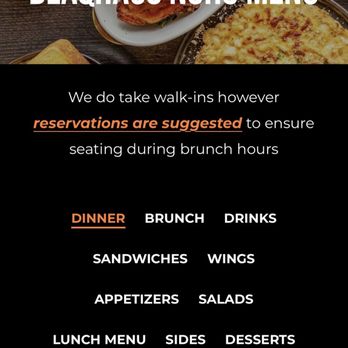 BlaqHaus NoHo - Beginning of QR code menu - Southern Near Me - North Hollywood, California