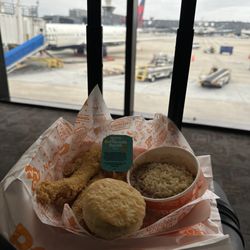 Popeyes Louisiana Kitchen - 3 piece mild tenders with red beans and rice