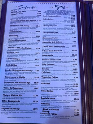 Menu photo 3 Verde Valle Mexican Reastaurant Morrison, TN