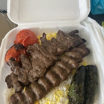 Patogh Restaurant - Lamb Soltani (King's Meal) - Middle Eastern Near Me - Turlock, California