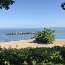 Wildwood Park - Daytime view of lake from the walking trail.