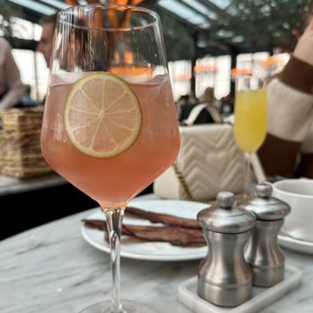RH Rooftop Restaurant at RH Charlotte - Rosé spritz - American Near Me - Charlotte, North Carolina