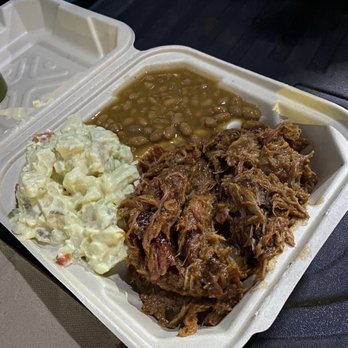 Full Send BBQ - Pulled pork with beans and potato salad - Caterers Near Me Full Send BBQ - Pulled pork with beans and potato salad - Caterers Near Me