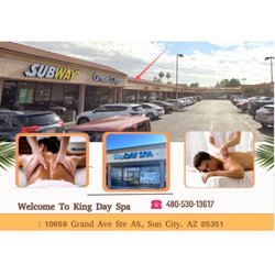 King Day Spa - King Day Spa
10659 Grand Ave Ste A5, Sun City. AZ 85351