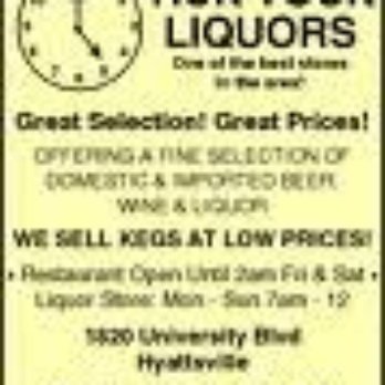 Tick Tock Liquors Closed 12 Reviews Beer Wine Spirits 1820 University Blvd E Hyattsville Md Phone Number