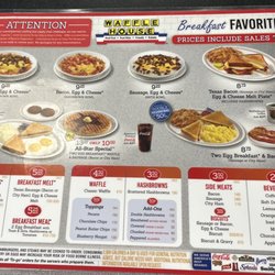 Waffle House - Current menu as of 6-12-22