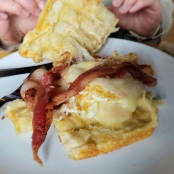 Waffle Love - Interior of a Sammy Waffle - Waffles Near Me - Provo, Utah
