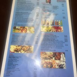 Mi Tierra Latina - Menu