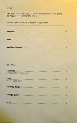 Menu photo 4 Campfire Carlsbad, CA