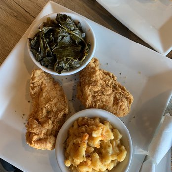 Della J's Delectables - Chicken Strips Collard Greens (Premium Sides)Four Cheese Mac & Cheese (Premium Sides) - Southern Near Me - Alexandria, Virginia Della J's Delectables - Chicken Strips Collard Greens (Premium Sides)Four Cheese Mac & Cheese (Premium Sides) - Southern Near Me - Alexandria, Virginia