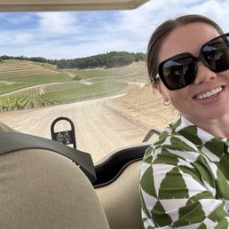 Me from the back of the golf cart! Me from the back of the golf cart!