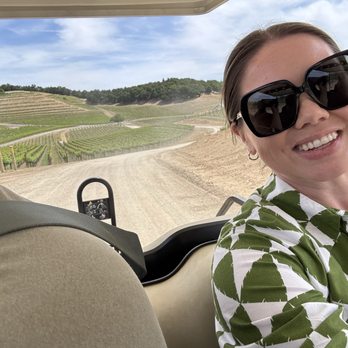Opolo Vineyards - Me from the back of the golf cart! - Wineries Near Me - Paso Robles, California Opolo Vineyards - Me from the back of the golf cart! - Wineries Near Me - Paso Robles, California