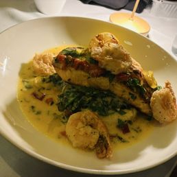 Blackened Salmon with Crispy Calabrian Shrimp Blackened Salmon with Crispy Calabrian Shrimp