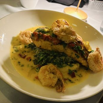 Maggiano's Little Italy - Blackened Salmon with Crispy Calabrian Shrimp - Italian Near Me - Cherry Hill, New Jersey Maggiano's Little Italy - Blackened Salmon with Crispy Calabrian Shrimp - Italian Near Me - Cherry Hill, New Jersey