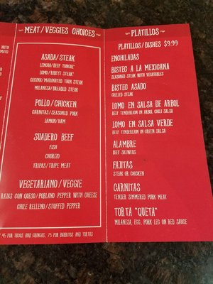 Menu photo 2 Taco Tuesday Wood Dale, IL