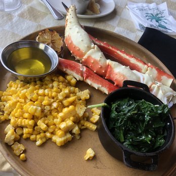 King's Fish House - Tempe - King crab with buttered corn and spinach - Seafood Near Me - Tempe, Arizona King's Fish House - Tempe - King crab with buttered corn and spinach - Seafood Near Me - Tempe, Arizona