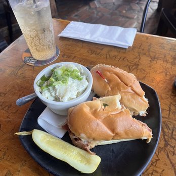 Pickle Barrel Restaurant - Downtowner Sandwich with Dill Potato Salad - New American Near Me - Chattanooga, Tennessee