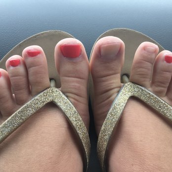 Nail World  - This is how they let me walk out of the salon. Zoom in for the full effect. - Nail Salons Near Me - Bloomington, Indiana