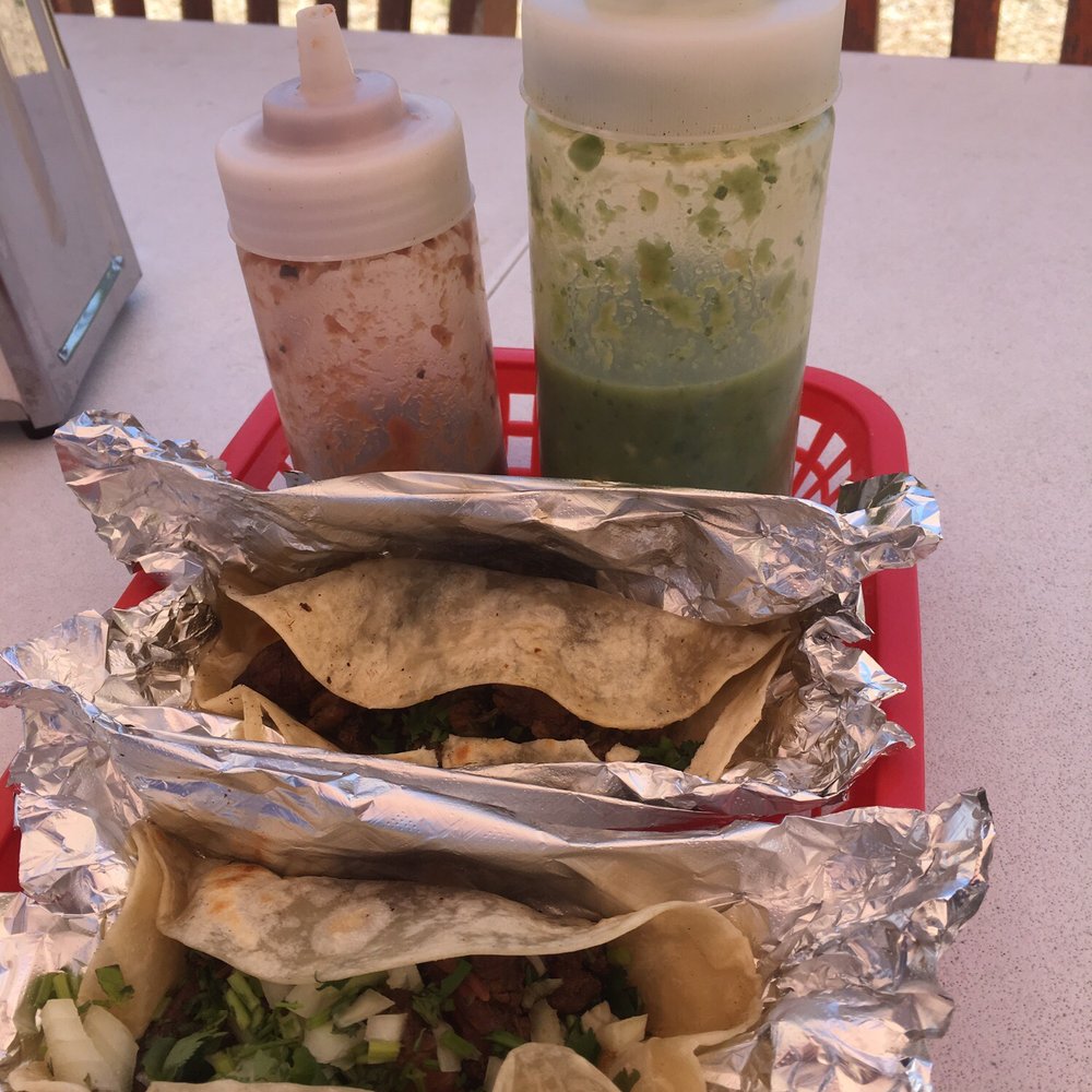 Taqueria Jaguar's - Barbacoa on flour and fajita de res on flour - Mexican Near Me - Round Rock, Texas