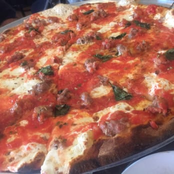 Juliana's - Margarita pie with sausage - Pizza Near Me - Brooklyn, New York