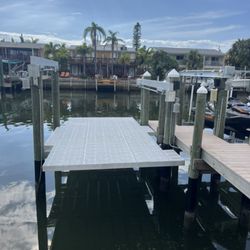 High and Dry Boatlift Service - Activity Decks for existing boat lifts