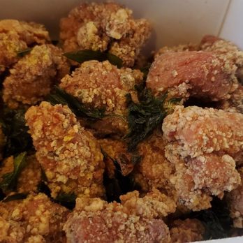 Teas'n You - Taiwanese popcorn chicken with basil and spices - Bubble Tea Near Me - Vienna, Virginia