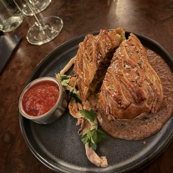 Eloise Restaurant and Bar - Ground waygu beef Wellington - Cocktail Bars Near Me - Wayzata, Minnesota Eloise Restaurant and Bar - Ground waygu beef Wellington - Cocktail Bars Near Me - Wayzata, Minnesota