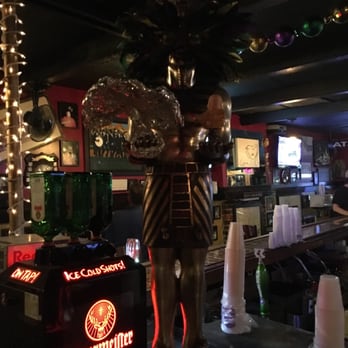 B Mac's - a statue of a skeleton holding a beer - Bars Near Me - New Orleans, Louisiana