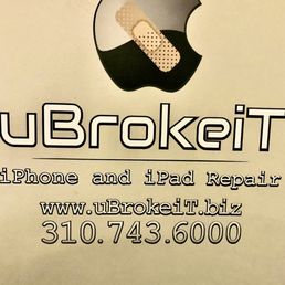Call owner Gregory at UBrokeiT to get a quote, you'll probably get it fixed here! Excellent service Call owner Gregory at UBrokeiT to get a quote, you'll probably get it fixed here! Excellent service