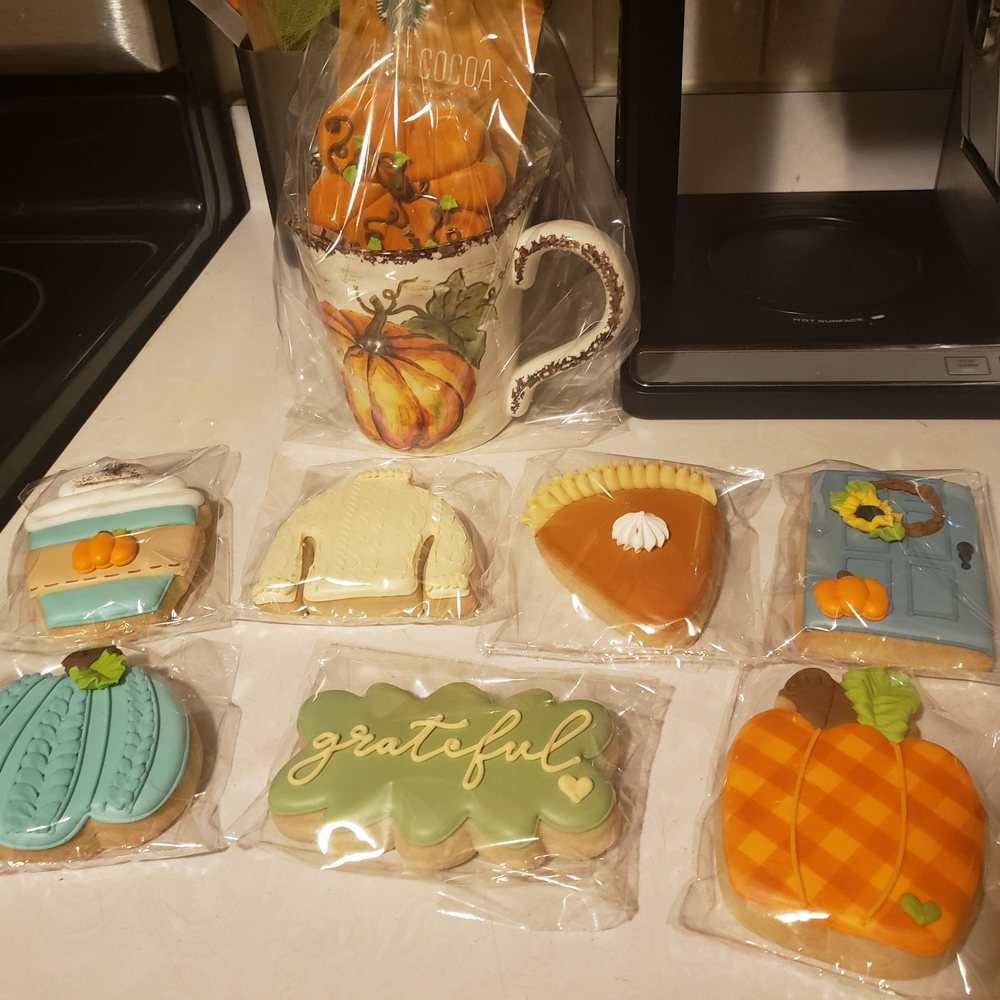 Cookies By Charity - Man oh man, variety of decorated cookies for fall. - Bakeries Near Me - Versailles, Kentucky