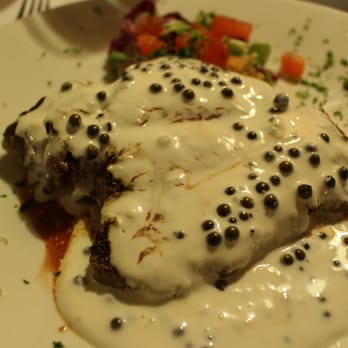 Il Moretto - Steak with green pepper sauce. - Ligurian Near Me - Monterosso Al Mare, SP