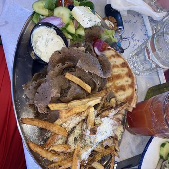 Stamna Greek Taverna - Lamb Gyro Platter - Greek Near Me - Bloomfield, New Jersey Stamna Greek Taverna - Lamb Gyro Platter - Greek Near Me - Bloomfield, New Jersey