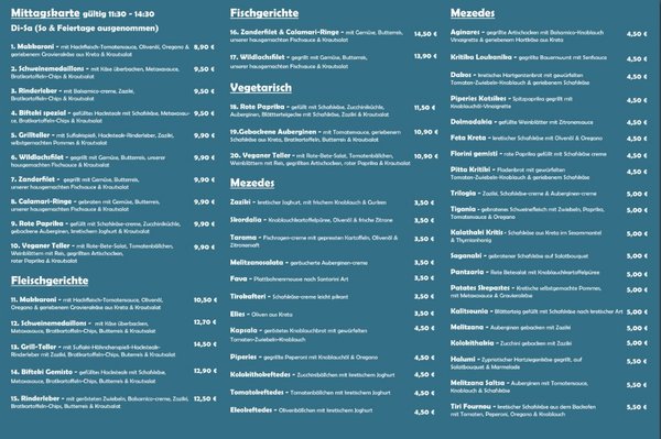 Menu photo 1 Taverna Kalimera Kaufbeuren, BY