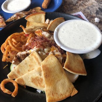 Hugger-Mugger Tasty Recipes - Grilled chicken salad with weird pita bread croutons - Diners Near Me - New Castle, Pennsylvania