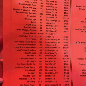 Barbecue And Bourbon - Bourbon selection - Barbeque Near Me - Speedway, Indiana