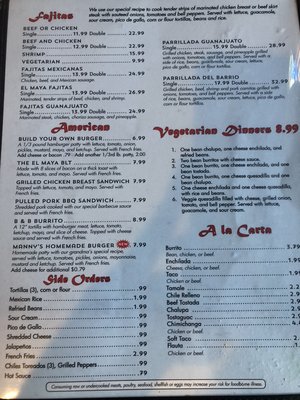 Menu photo 2 El Maya Alva, OK