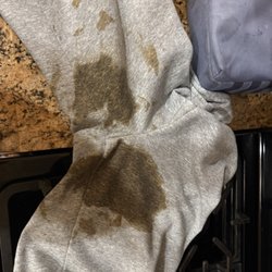 Barnwood Grill - The aftermath of the spill once we got home for reference