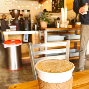Spearhead Coffee - coffee with steamed oat milk - Coffee & Tea Near Me - Paso Robles, California Spearhead Coffee - coffee with steamed oat milk - Coffee & Tea Near Me - Paso Robles, California