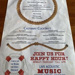 Castaway On Phantom - Menu