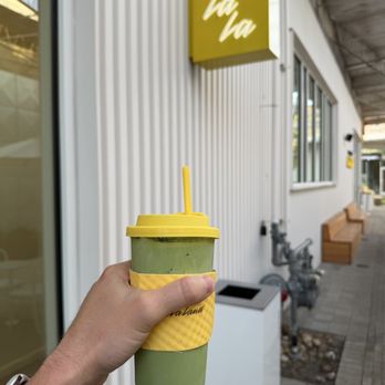 La La Land - Matcha squared latte - Coffee & Tea Near Me - Houston, Texas La La Land - Matcha squared latte - Coffee & Tea Near Me - Houston, Texas