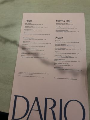 Menu photo 1 Dario Minneapolis, MN