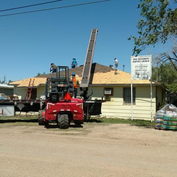 Cactus Construction Roofing and Remodeling - a truck and a crane - General Contractors Near Me