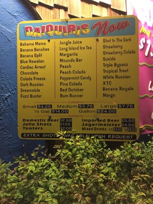 Menu photo 5 Daiquiris Now Slidell, LA