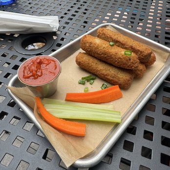 Vital Vegan Bistro - Mozzarella Sticks - Vegan Near Me - Seattle, Washington Vital Vegan Bistro - Mozzarella Sticks - Vegan Near Me - Seattle, Washington