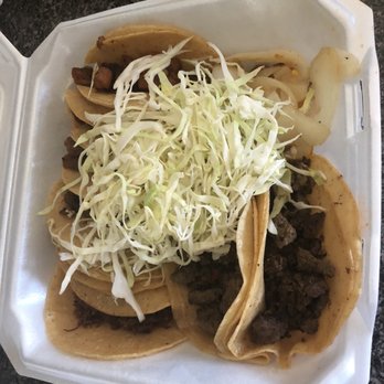 Tacusa - Various street tacos I added cabbage on top from the toppings bar, you can add all kinds of things from it! - Tacos Near Me - Fort Worth, Texas Tacusa - Various street tacos I added cabbage on top from the toppings bar, you can add all kinds of things from it! - Tacos Near Me - Fort Worth, Texas